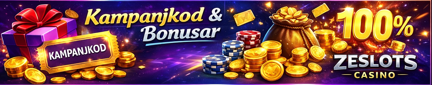 Kampanjkod och bonusar.