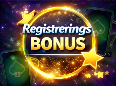 Registreringsbonus.